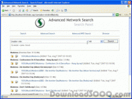 Advanced Network Search screenshot